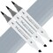 Artfinity Sketch Marker Sets - Set of 3 - Cool Gray 5 CG5, Vibrant, Professional, Dye-Based Alcohol Markers for Artists, Drawing, Travel, & More